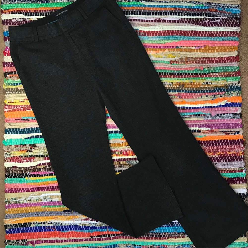 Banana Republic Factory ~ Dark grey pin stripe trousers